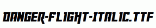 Danger-Flight-Italic.ttf