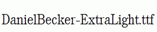 DanielBecker-ExtraLight.ttf