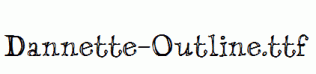 Dannette-Outline.ttf