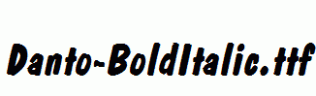 Danto-BoldItalic.ttf