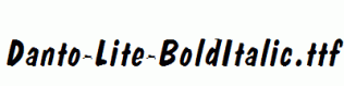 Danto-Lite-BoldItalic.ttf