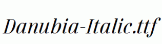 Danubia-Italic.ttf