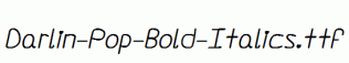 Darlin-Pop-Bold-Italics.ttf