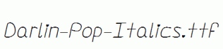 Darlin-Pop-Italics.ttf
