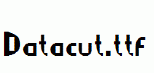 Datacut.ttf