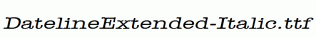 DatelineExtended-Italic.ttf