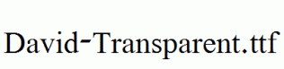 David-Transparent.ttf