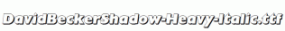 DavidBeckerShadow-Heavy-Italic.ttf