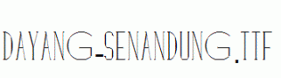 Dayang-Senandung.ttf