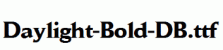 Daylight-Bold-DB.ttf