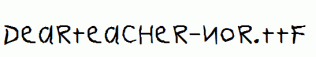 DearTeacher-Nor.ttf