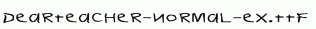 DearTeacher-Normal-Ex.ttf