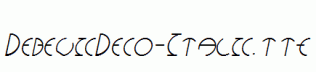 DebevicDeco-Italic.ttf