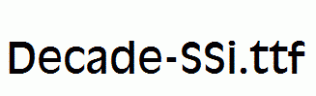 Decade-SSi.ttf