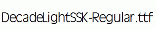 DecadeLightSSK-Regular.ttf