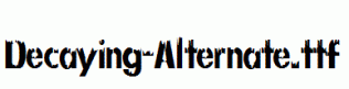 Decaying-Alternate.ttf