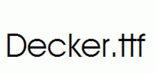 Decker.ttf