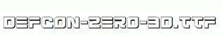 Defcon-Zero-3D.ttf