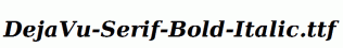 DejaVu-Serif-Bold-Italic.ttf