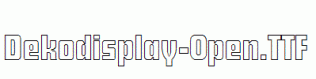 Dekodisplay-Open.ttf