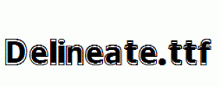 Delineate.ttf