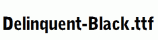 Delinquent-Black.ttf