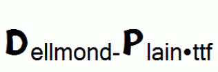 Dellmond-Plain.ttf