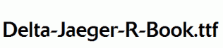 Delta-Jaeger-R-Book.ttf