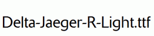 Delta-Jaeger-R-Light.ttf