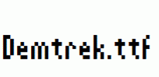 Demtrek.ttf
