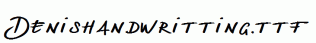 Denishandwritting.ttf