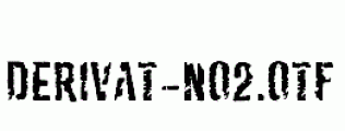 Derivat-No2.otf