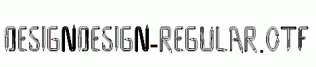 DesignDesign-Regular.otf