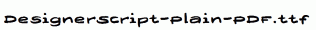 DesignerScript-Plain-PDF.ttf