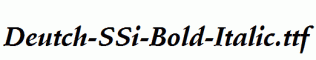 Deutch-SSi-Bold-Italic.ttf