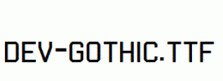 Dev-Gothic.ttf