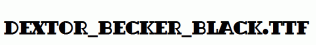 Dextor_Becker_Black.ttf