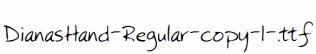 DianasHand-Regular-copy-1-.ttf