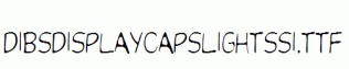 DibsDisplayCapsLightSSi.ttf