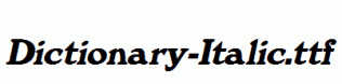 Dictionary-Italic.ttf