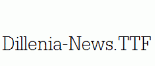 Dillenia-News.ttf