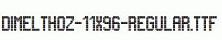 Dimelthoz-11x96-Regular.ttf