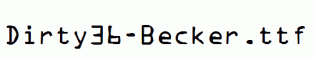 Dirty36-Becker.ttf