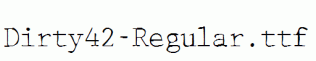 Dirty42-Regular.ttf