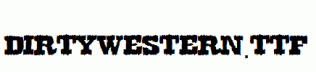 DirtyWestern.ttf
