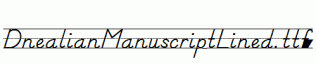 DnealianManuscriptLined.ttf