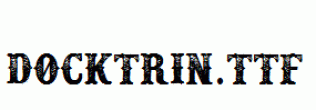 Docktrin.ttf