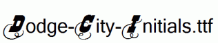 Dodge-City-Initials.ttf
