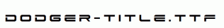 Dodger-Title.ttf