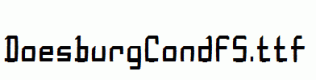 DoesburgCondFS.ttf